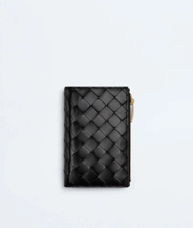Portefeuille moyen à deux volets Intrecciato