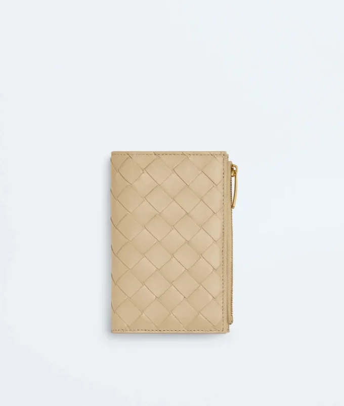 Portefeuille moyen à deux volets Intrecciato