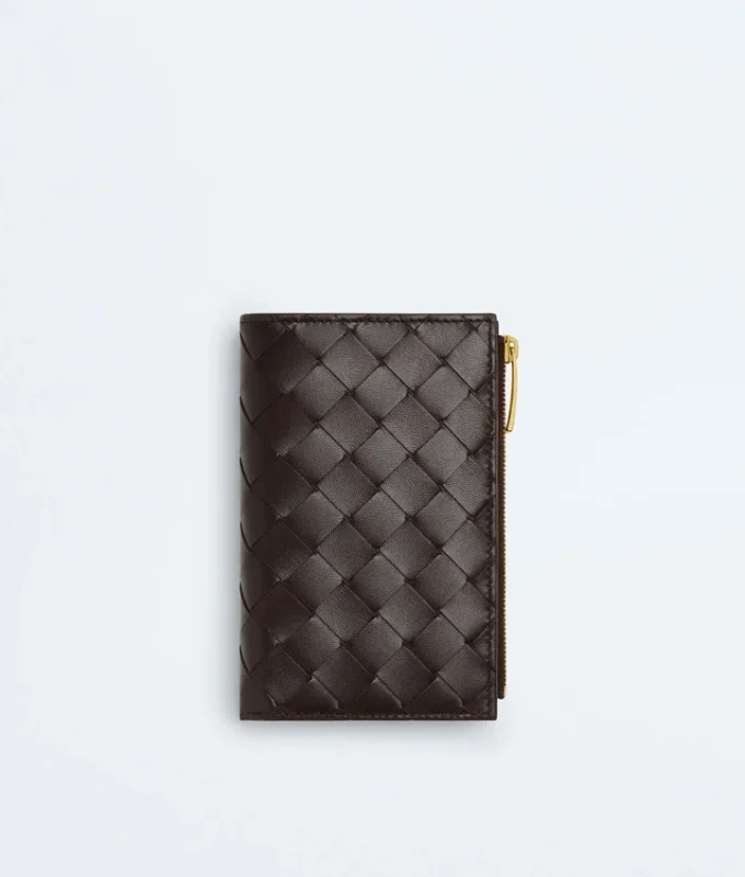 Portefeuille moyen à deux volets Intrecciato