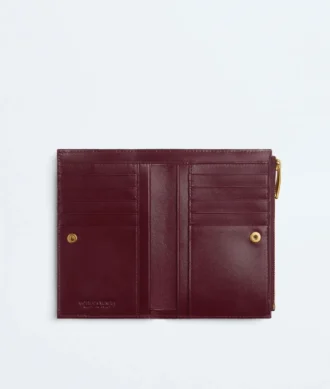 Portefeuille moyen à deux volets Intrecciato