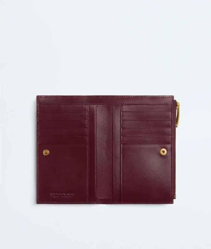 Portefeuille moyen à deux volets Intrecciato