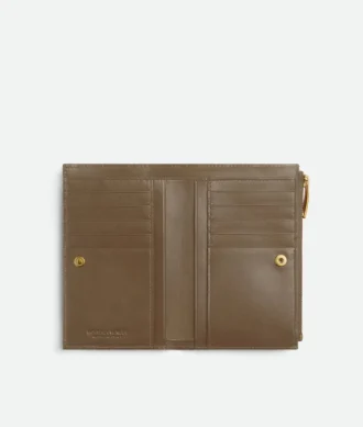 Portefeuille moyen à deux volets Intrecciato