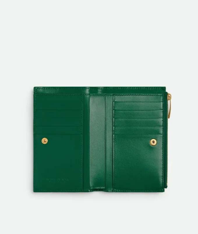 Portefeuille moyen à deux volets Intrecciato