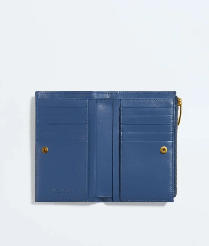 Portefeuille moyen à deux volets Intrecciato