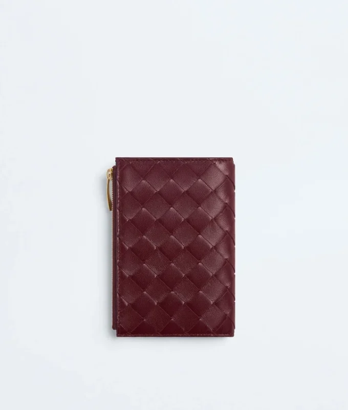 Portefeuille moyen à deux volets Intrecciato