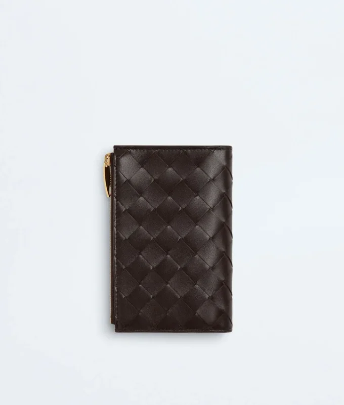 Portefeuille moyen à deux volets Intrecciato
