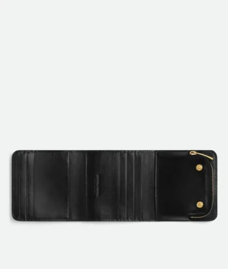 Portefeuille à trois volets Intrecciato