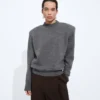 Pull ajusté en laine