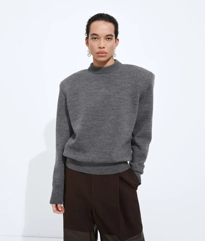 Pull ajusté en laine