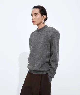 Pull ajusté en laine