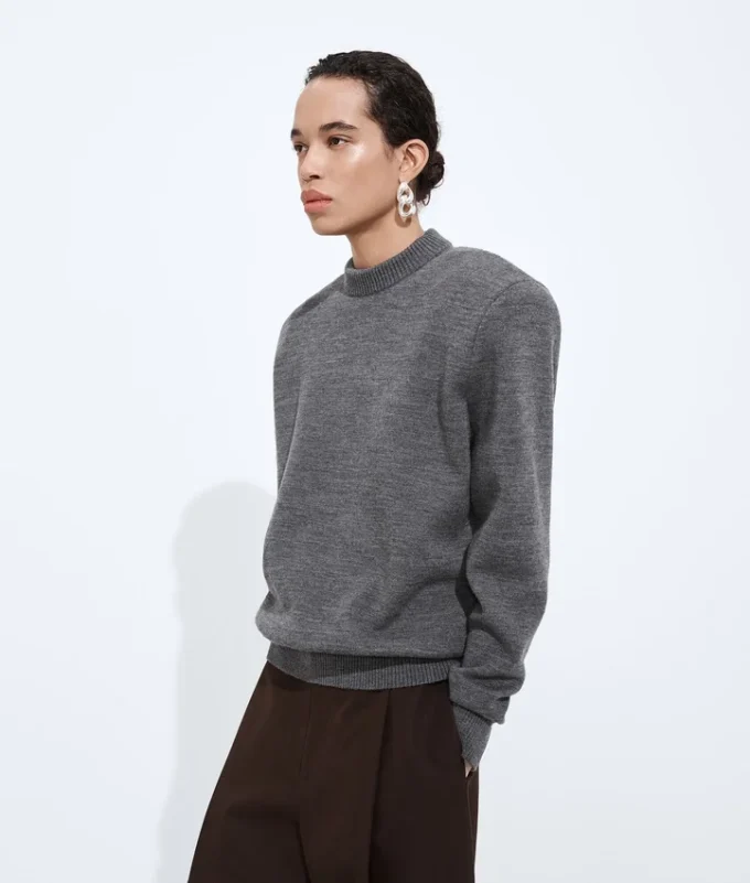 Pull ajusté en laine
