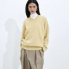 Pull en cachemire torsadé