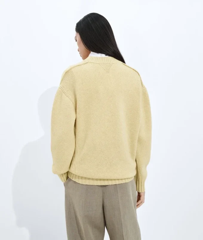 Pull en cachemire torsadé