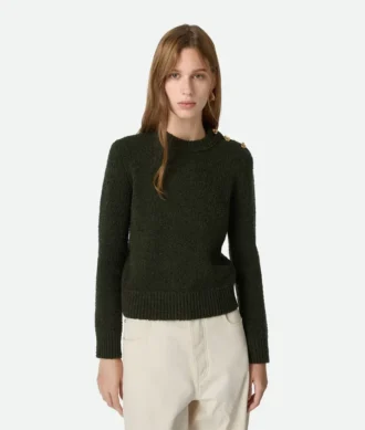 Pull en laine bouclée