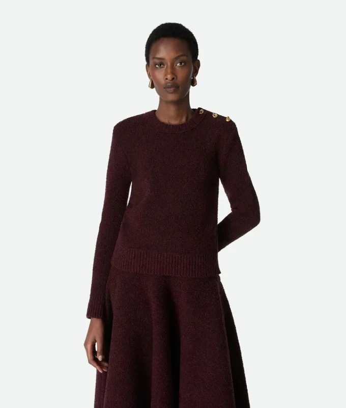 Pull en laine bouclée