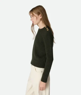 Pull en laine bouclée