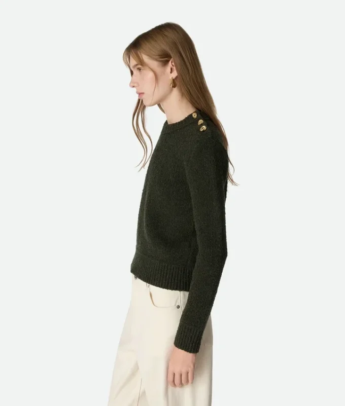 Pull en laine bouclée