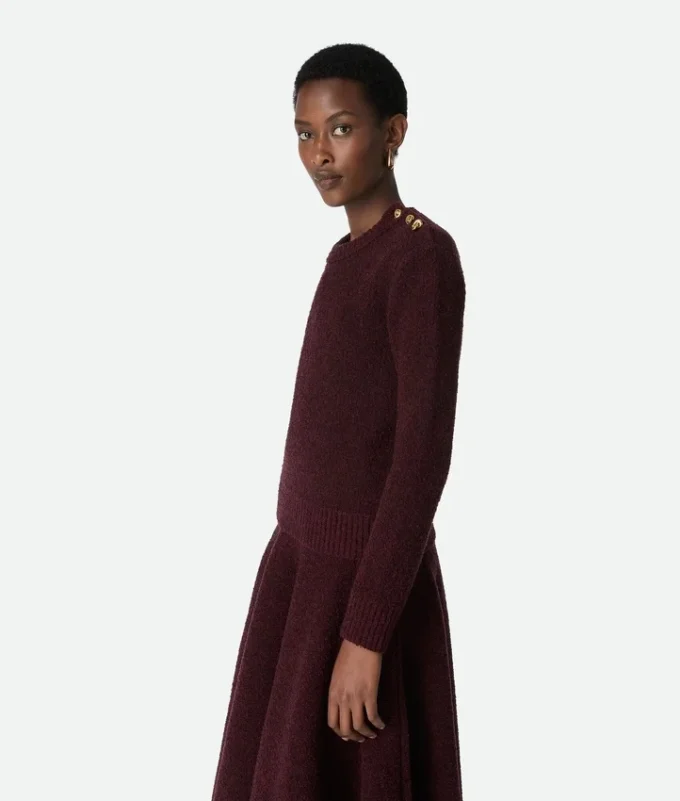 Pull en laine bouclée