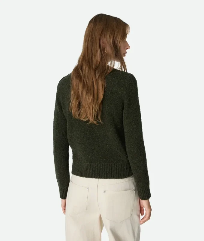 Pull en laine bouclée