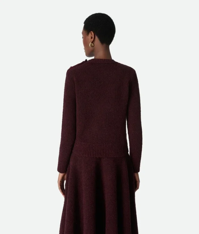 Pull en laine bouclée