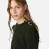 Pull en laine bouclée