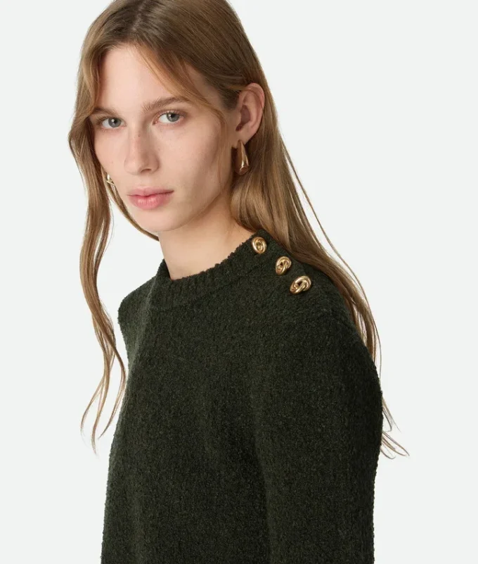 Pull en laine bouclée