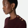 Pull en laine bouclée