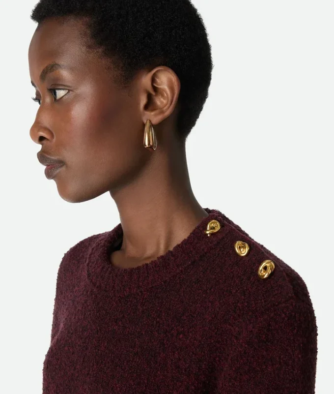 Pull en laine bouclée