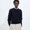 Pull en laine et coton