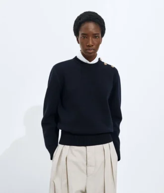 Pull en laine et coton
