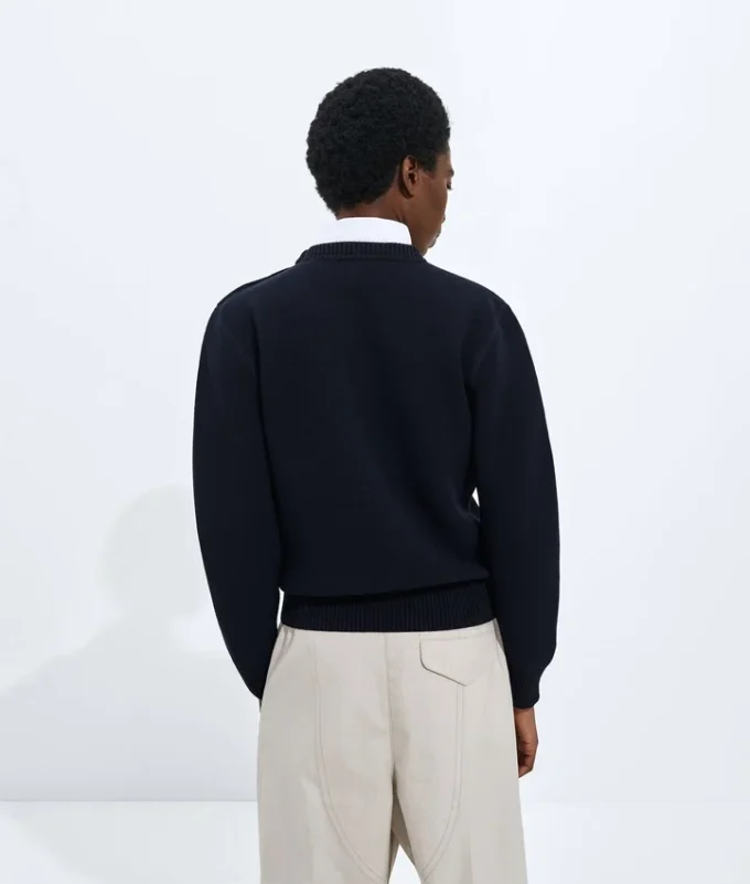 Pull en laine et coton