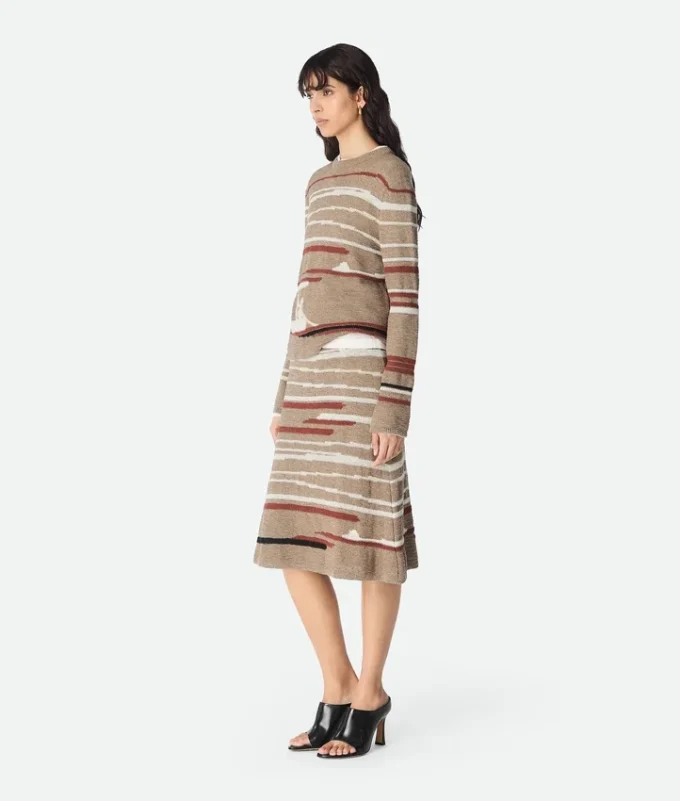 Pull en lin et coton