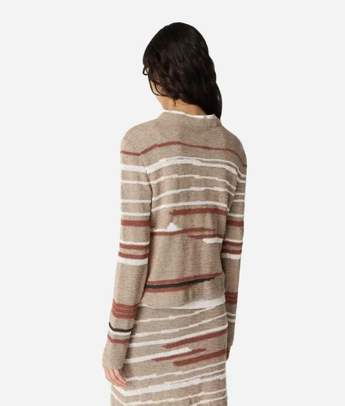 Pull en lin et coton