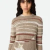Pull en lin et coton