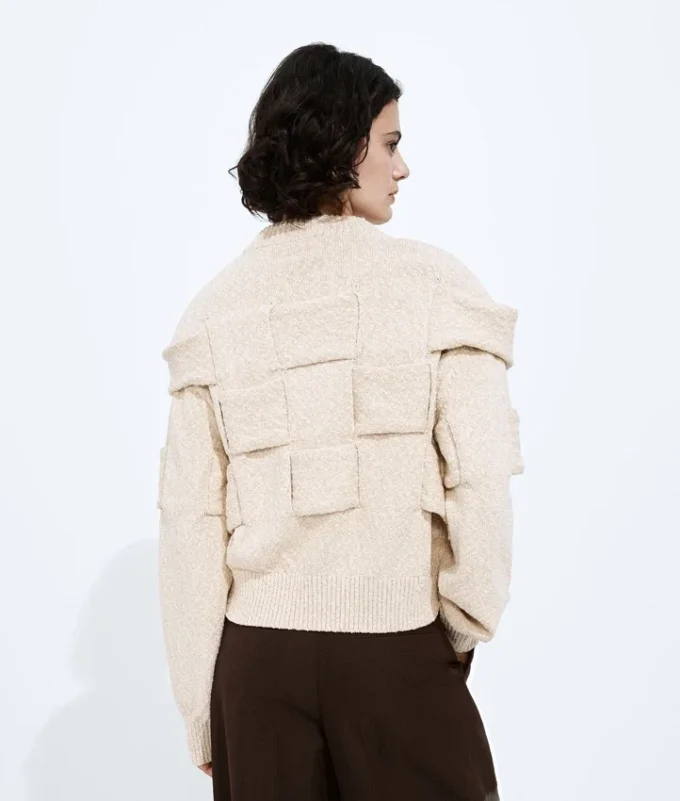 Pull Intrecciato en coton