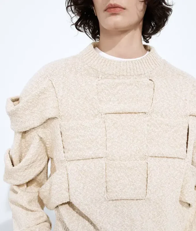 Pull Intrecciato en coton
