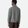 Pull zippé en cachemire compact