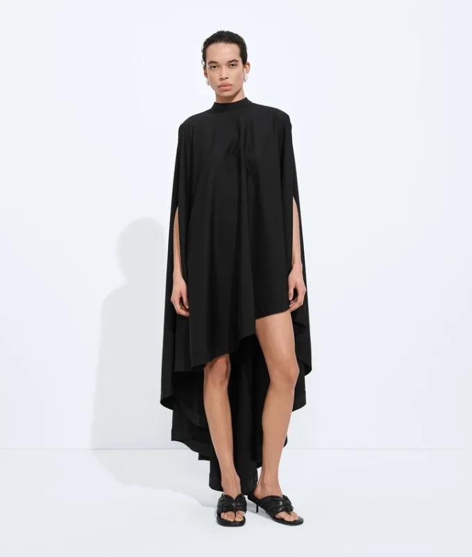 Robe caftan en laine légère