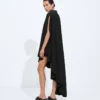 Robe caftan en laine légère