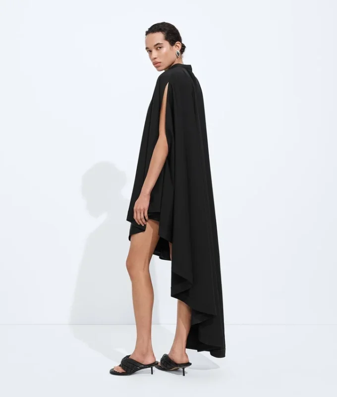 Robe caftan en laine légère