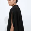 Robe caftan en laine légère