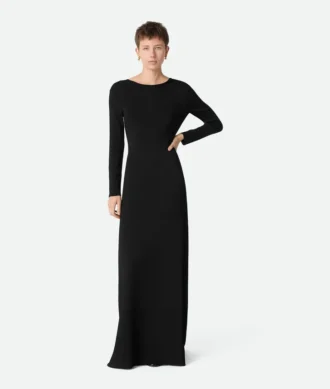 Robe compacte en viscose