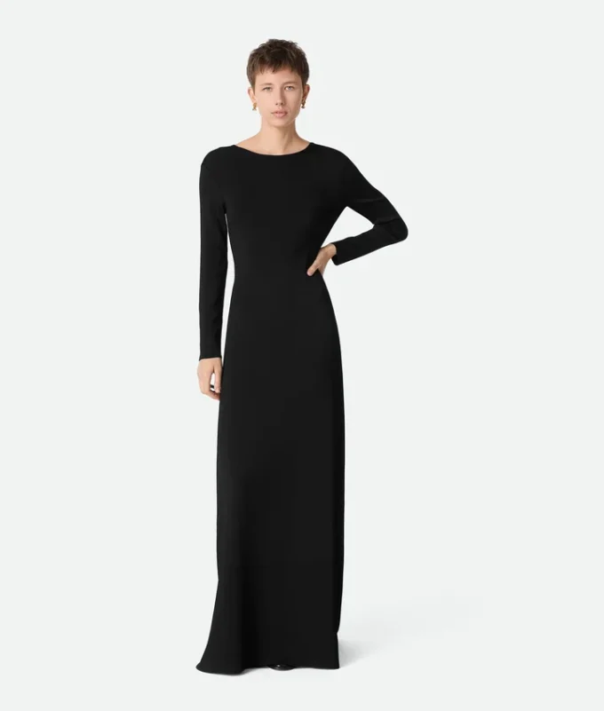 Robe compacte en viscose