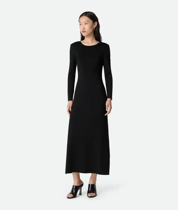 Robe compacte en viscose