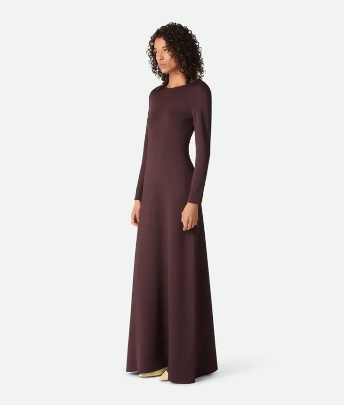 Robe compacte en viscose