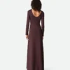 Robe compacte en viscose