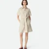 Robe en coton et lin