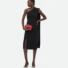 Robe en crêpe de viscose et laine