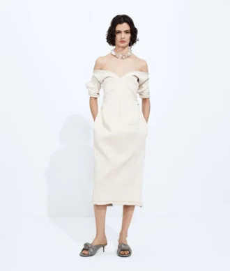 Robe en crêpe double