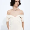 Robe en crêpe double
